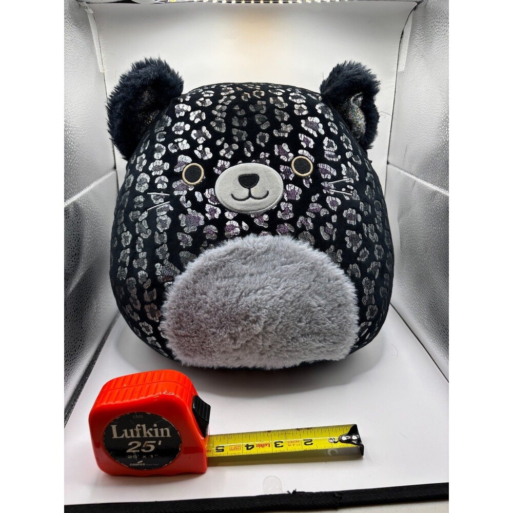 Squishmallows Sigzby the Black & Silver Panther 12" Select Series Leopard